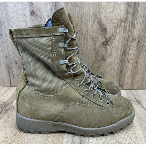 McRae Footwear Tan Combat Military Crewman Boots Gore tex 11W 8430-01-632-6272 - Picture 2 of 16